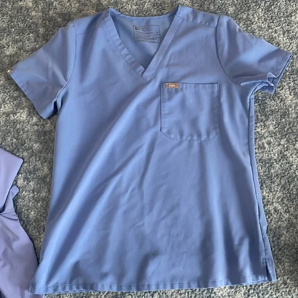 figs ceil blue scrub set - Picture 2 of 8